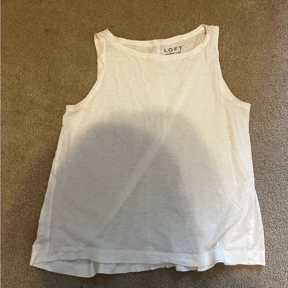 LOFT Cream Vintage Soft Top